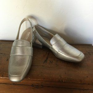 Kenneth Cole Reaction Bavi Silver Leather Loafer